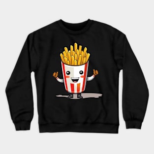 Cute French Fries T-Shirt Crewneck Sweatshirt